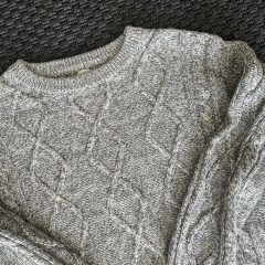 CrewCuts Gri Örgülü Kırçıllı Kazak 10 yaş
