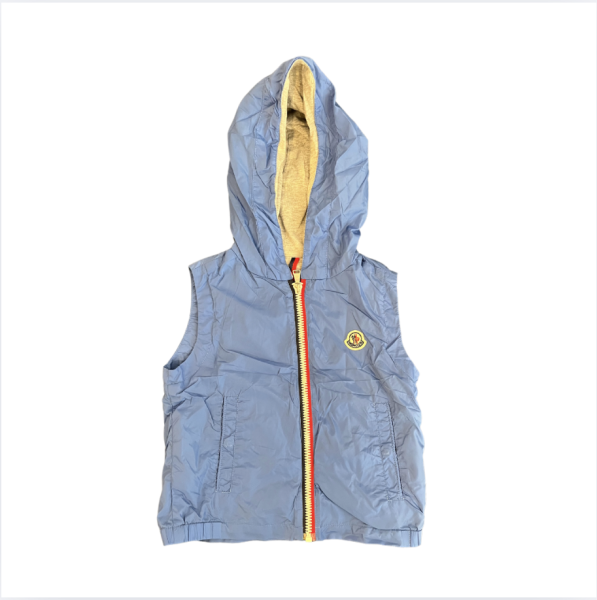 Moncler Mavi yelek 6 yaş