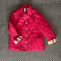Burberry Bordo Ceket 5 yaş 110 cm kırmızı yılbaşı