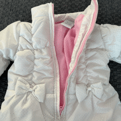 Young Hearts Etiketli Beyaz Simli Mont 5 yaş yılbaşı