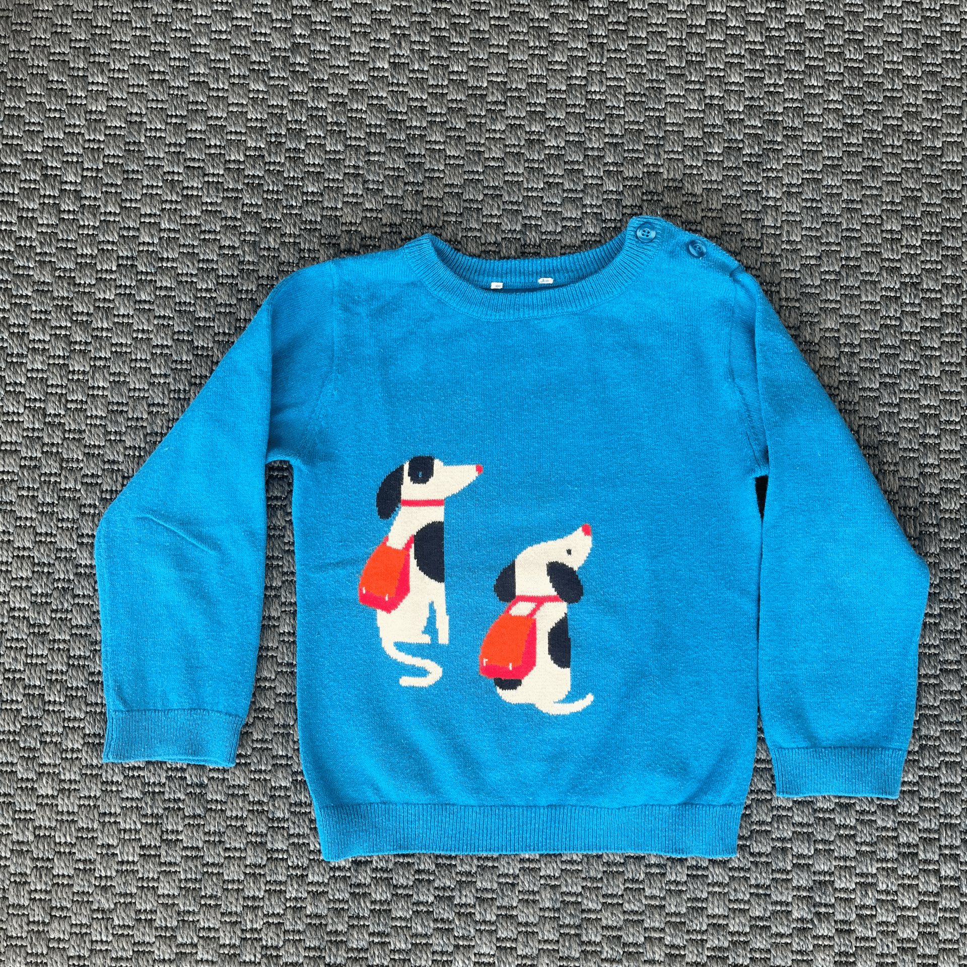 Jacadi Mavi Köpekli Kazak 36 ay