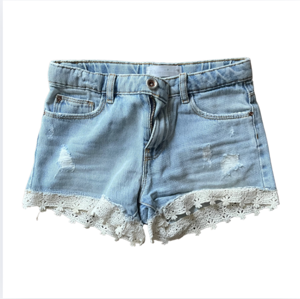 Zara Denim Şort 7 yaş 122 cm