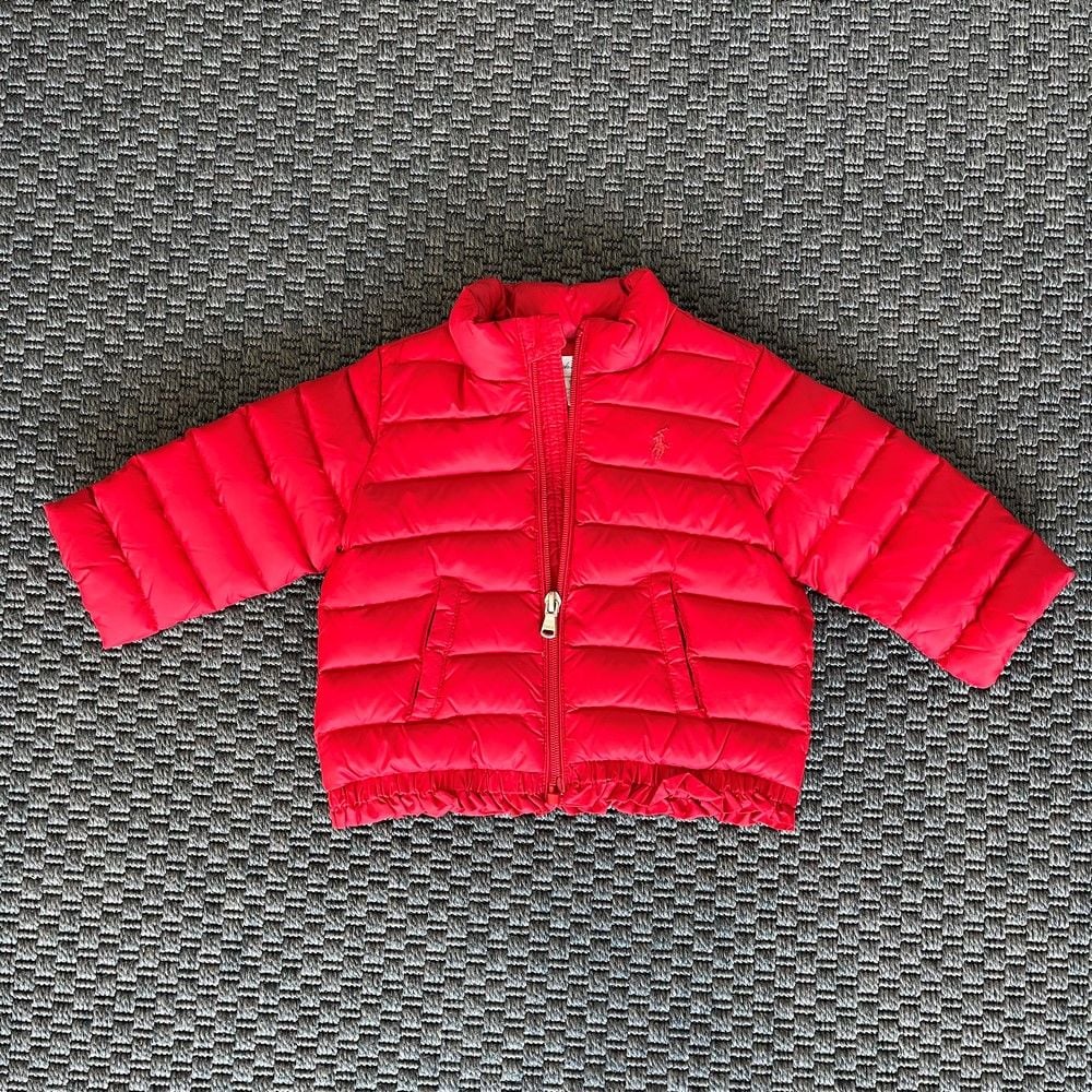 Ralph Lauren Kırmızı Mont 9 ay yılbaşı