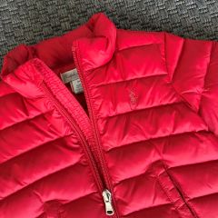 Ralph Lauren Kırmızı Mont 9 ay yılbaşı