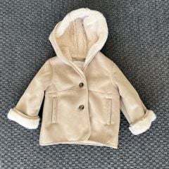 Zara Kürklü Süet Kaban 12 18 ay