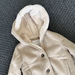 Zara Kürklü Süet Kaban 12 18 ay