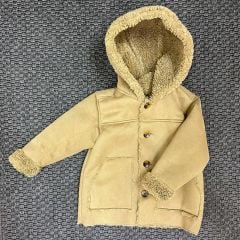 Zara Kürklü Süet Kaban 18-24 ay