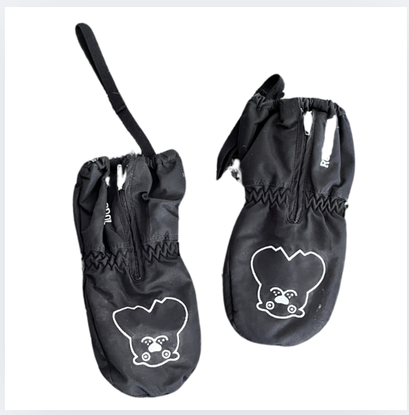 Rosignol Siyah kayak Eldivenleri 4 yaş