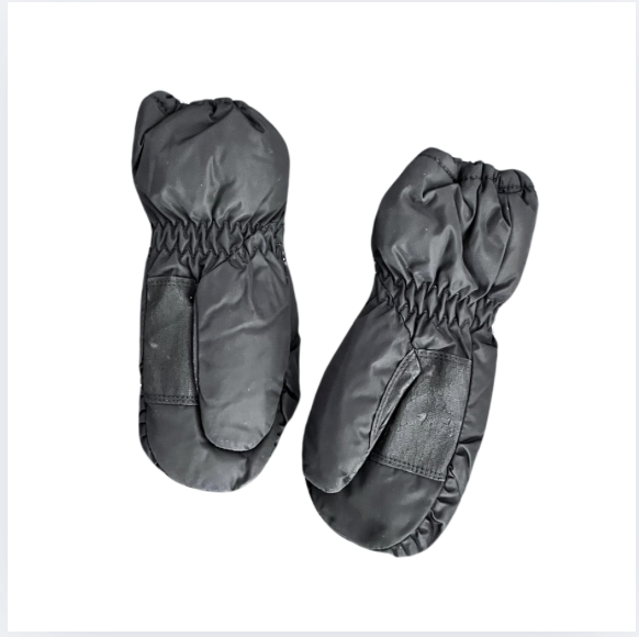 Poivre Blanc Siyah kayak Eldivenleri 4 yaş