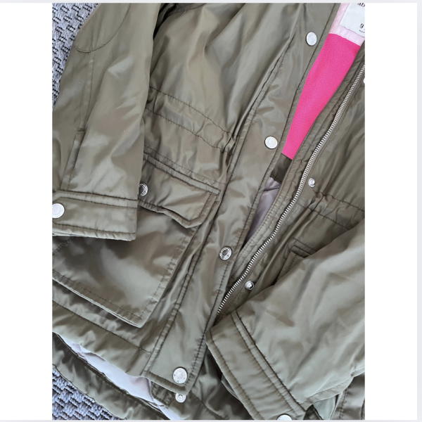 Abercrombie asker yeşili kaban 9 10 yaş