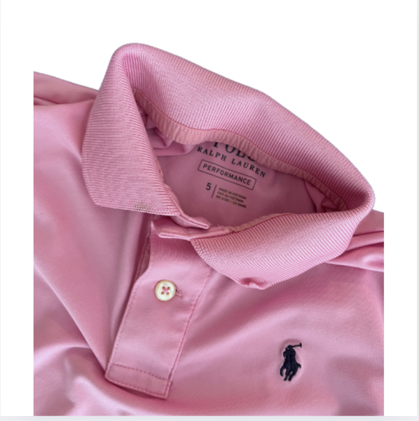 Ralph Lauren Pembe Performance t shirt 5 yaş