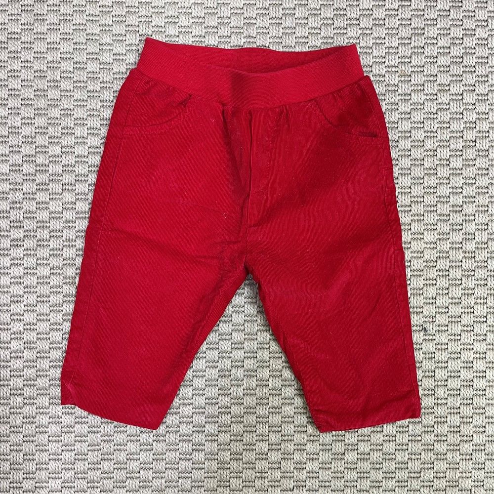 Jacadi Kırmızı Kadife Pantolon 12 ay yılbaşı