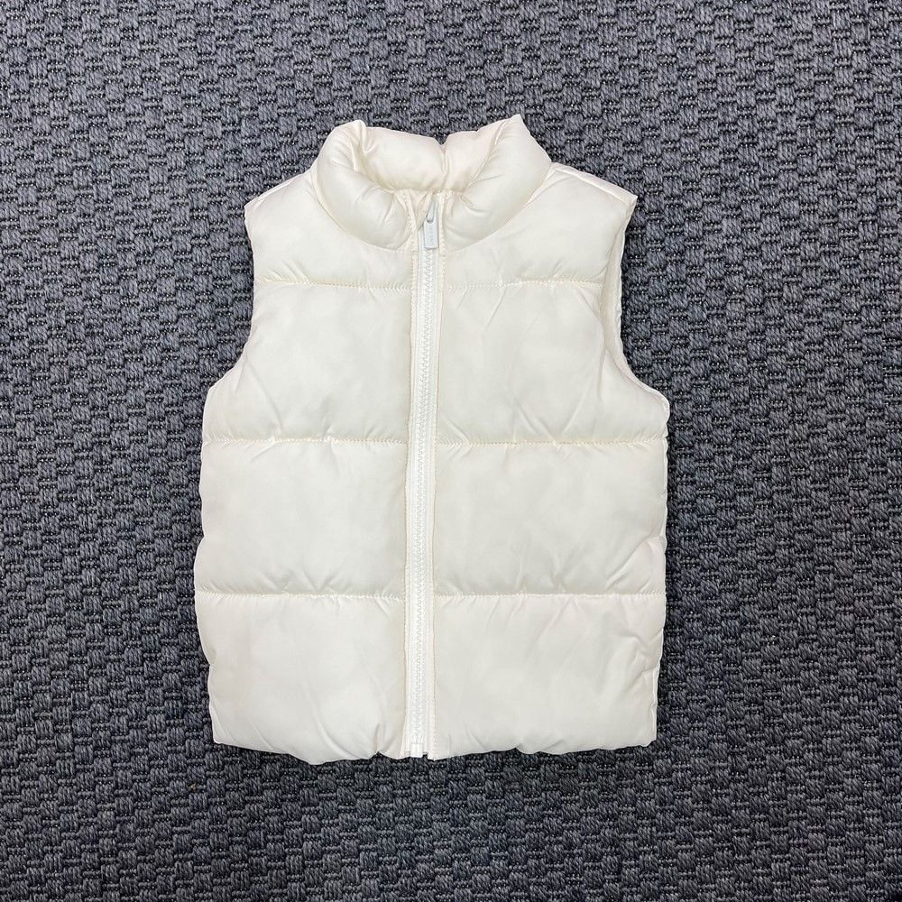 Old Navy Beyaz Puffer Yelek 18-24 ay