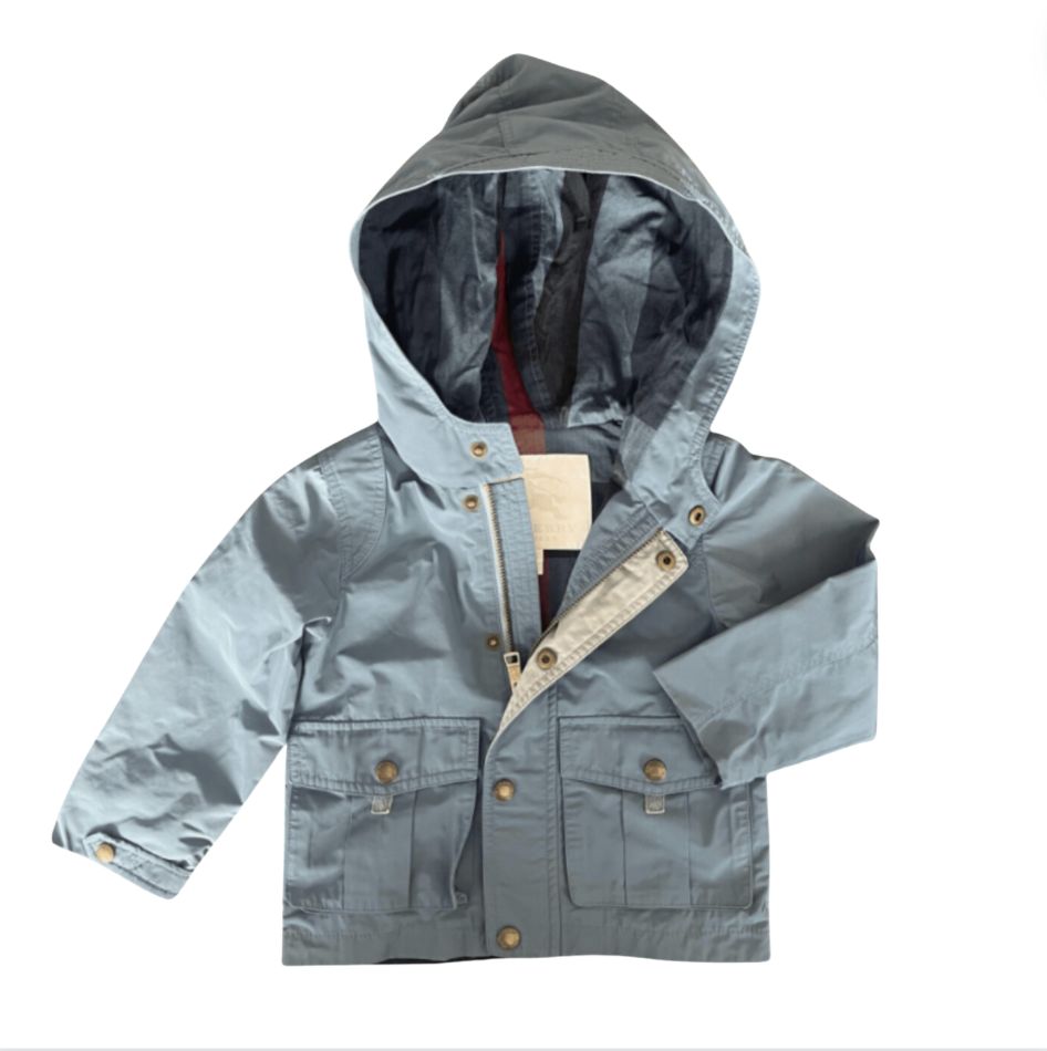 Burberry Mavi Rüzgarlık 18 ay