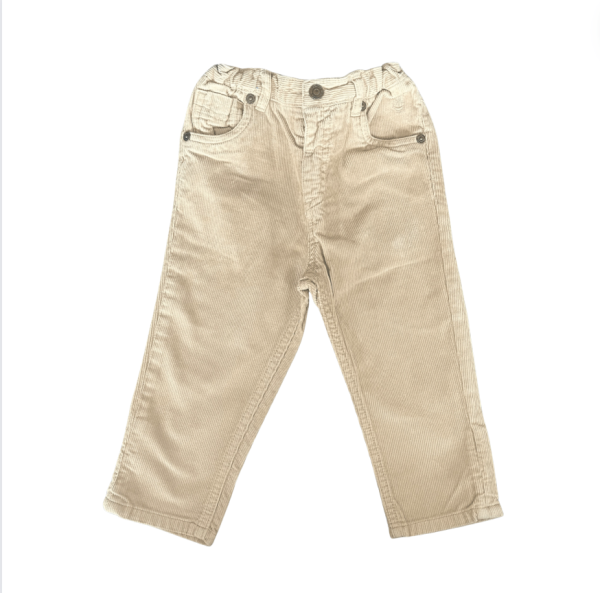 Burberry Bej fitilli Kadife Pantolon 18 AY