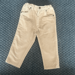 Burberry Bej fitilli Kadife Pantolon 18 AY