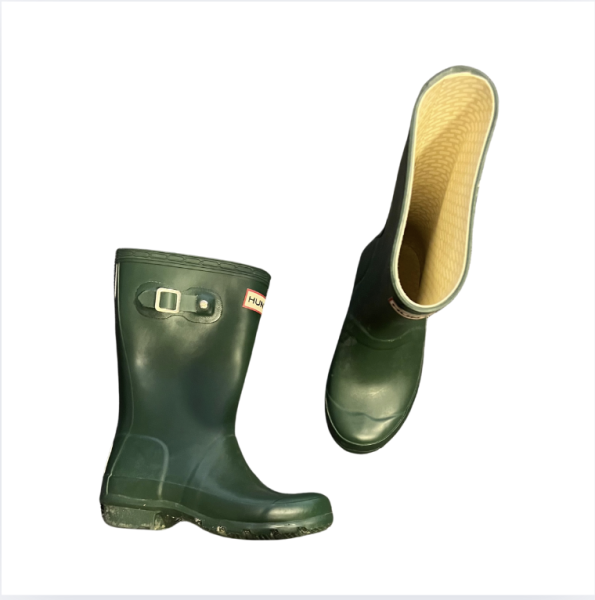 Hunter yeşil yağmur çizmeleri 31 numara