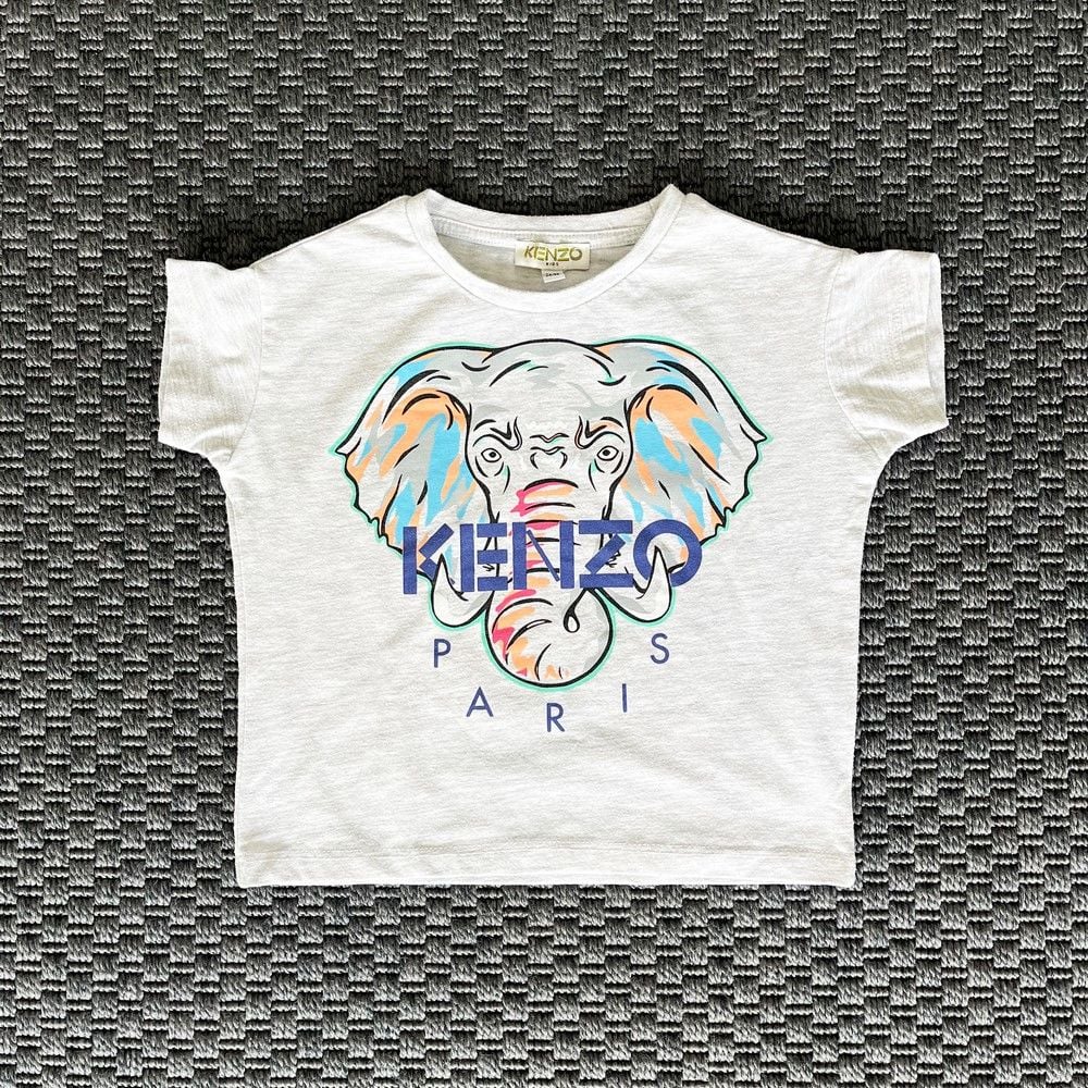 Kenzo Yazılıl Gri Tshirt 2 yaş