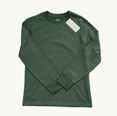 Ralph Lauren Arkası Logolu Uzun Kollu Etiketli Tshirt 10 12 yaş