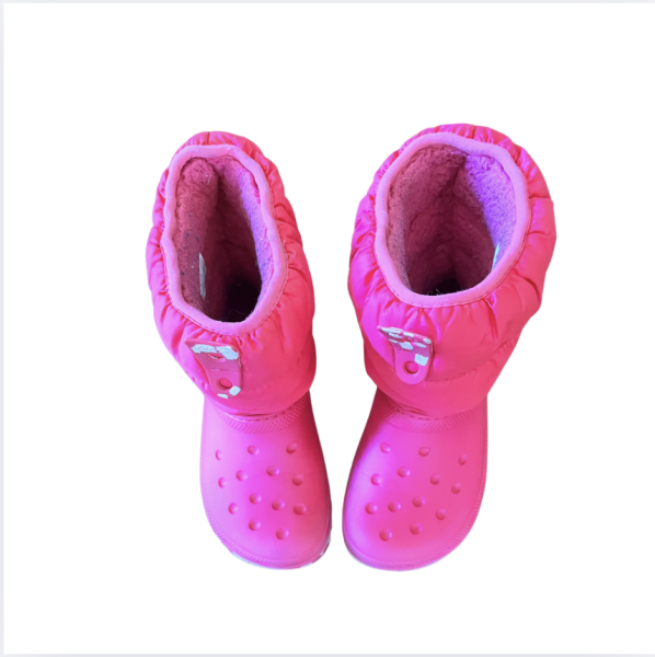 Crocs Pembe Çizmeler C 12 30-31 Numara