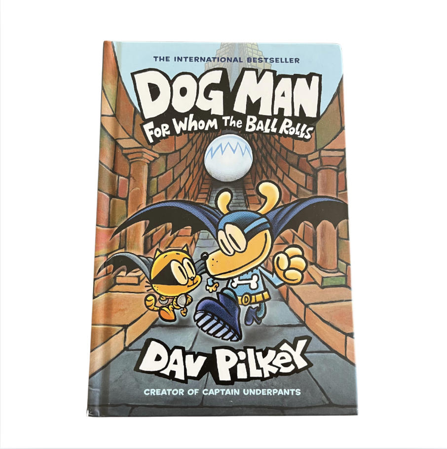 Dog Man for whom the ball rolls İngilizce ciltli kitap