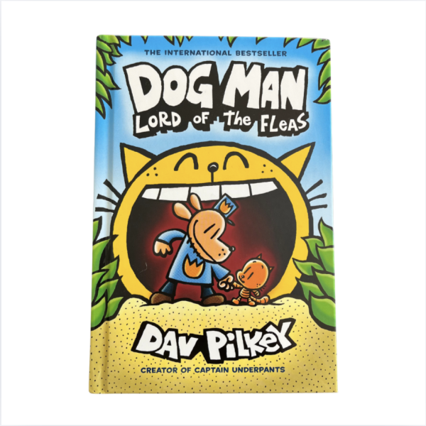 Dog Man Lord of The Fleas ingilizce ciltli kitap