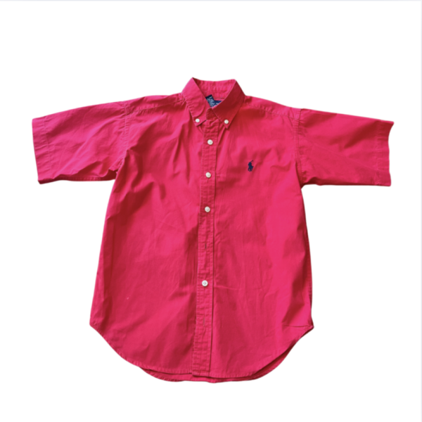 Ralph Lauren Kırmızı gömlek 10 12 yaş