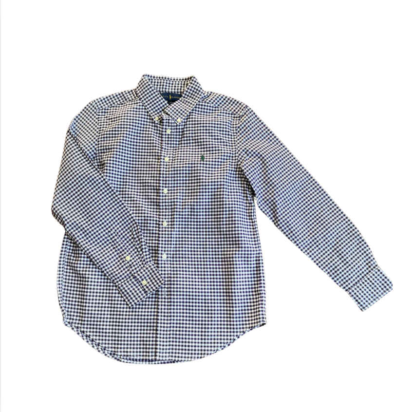 Ralph Lauren Mor Pötikare Gömlek 14 16 yaş