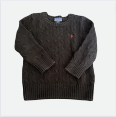 Ralph Lauren Siyah Örgü Kazak 4 yaş