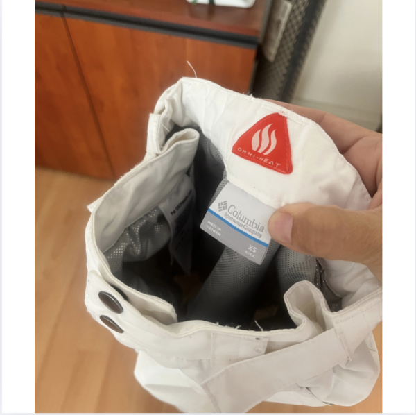 Columbia beyaz kayak pantolonu 6 yaş