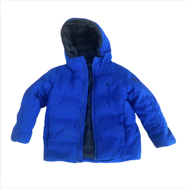 Ralph Lauren Mavi Puufer Mont 5 yaş fermuarı yok ama yepyeni