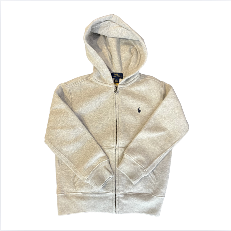 Ralph Lauren Gri Hoodie 5 yaş