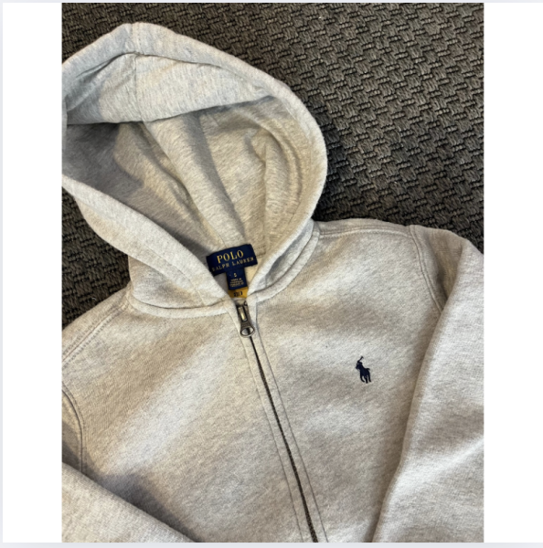 Ralph Lauren Gri Hoodie 5 yaş