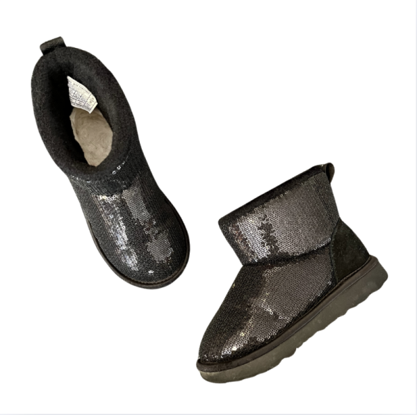 Ugg Siyah Payetli Botlar 28.5 numara kayak