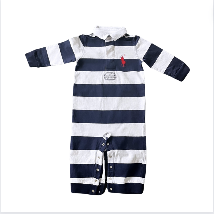 Ralph Lauren Lacivert Beyaz Tulum 12 ay