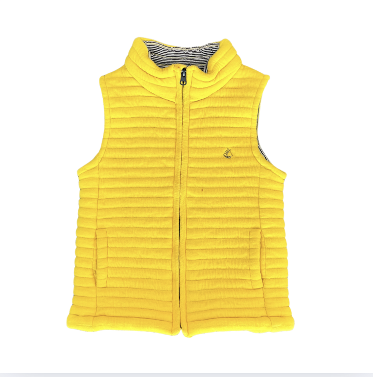 Petit Bateau Sarı yelek 6 yaş 116 cm