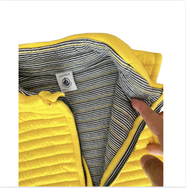 Petit Bateau Sarı yelek 6 yaş 116 cm