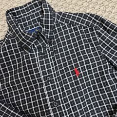 Ralph Lauren Gri Siyah Gömlek 6 yaş Yılbaşı