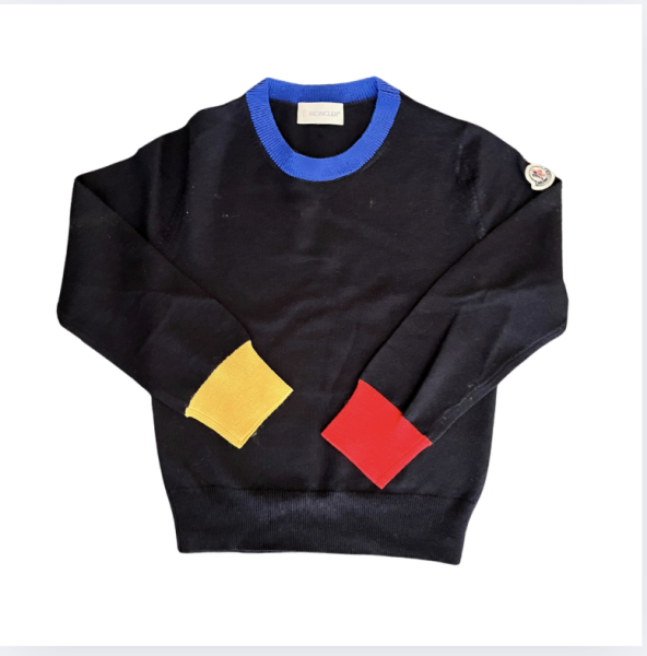 Moncler lacivert ince yün kazak 6 yaş