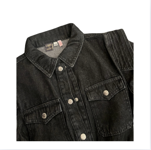 Tyess Siyah Denim Elbise 10 yaş