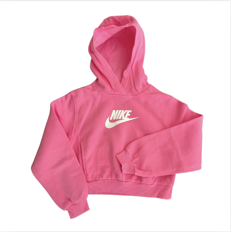 Nike Pembe Crop İçi Şardonlu Sweatshirt Large beden 12 13 yaş 146-156cm