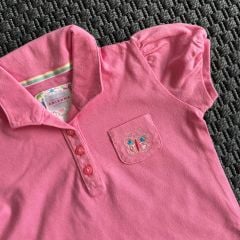 Arizona Pembe Yakalı tshirt 12ay