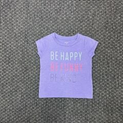 Carters Lila Yazılı Tshirt 24 ay