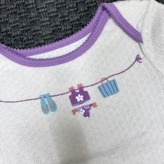 Carters Beyaz Mor Tshirt  18 ay