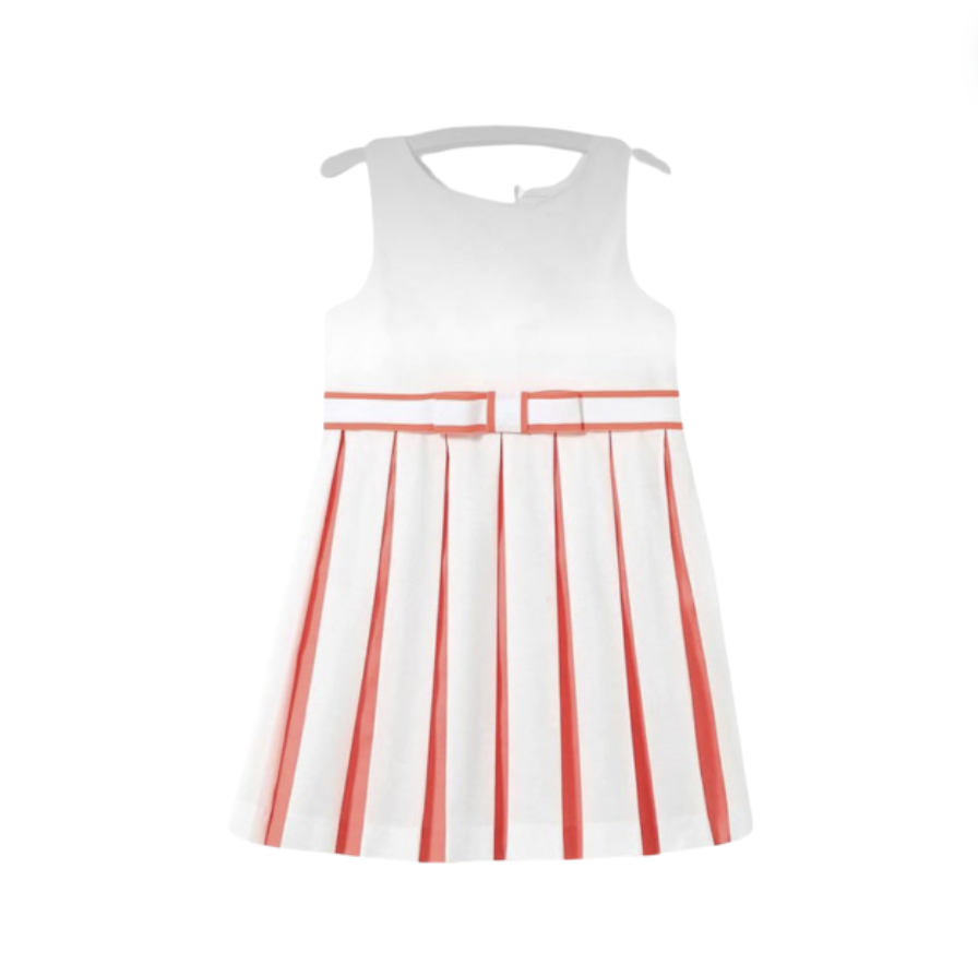 Jacadi beyaz Fiyonklu Elbise 4 yaş