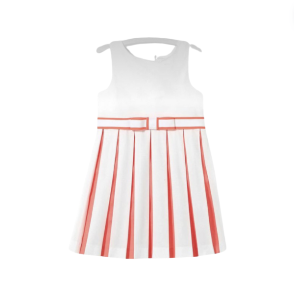 Jacadi beyaz Fiyonklu Elbise 4 yaş