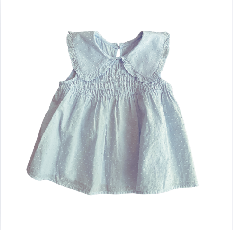 Zara Mavi Elbise 3 4 yaş