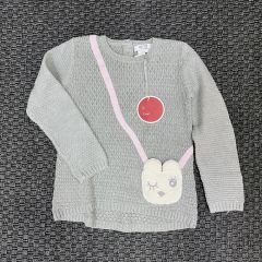 Miss Mona Mouse Gri Kazak Etiketli 3-4 yaş
