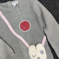 Miss Mona Mouse Gri Kazak Etiketli 3-4 yaş