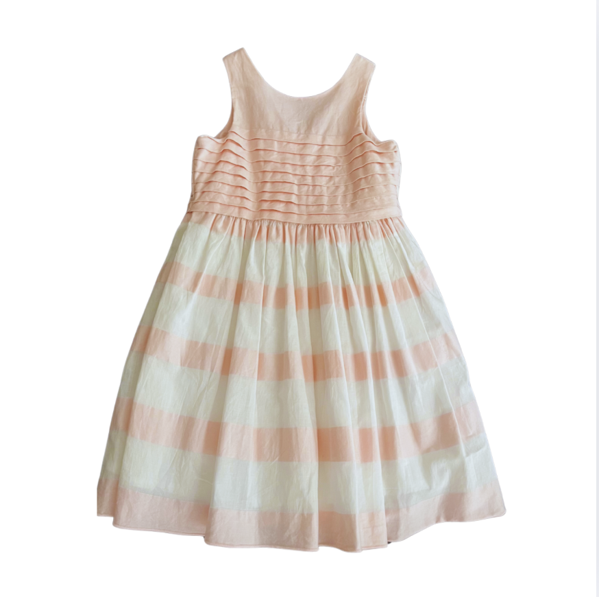 Jacadi Pembe Beyaz Elbise 2 yaş 88 cm